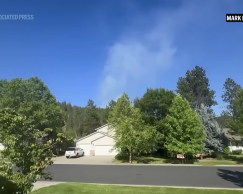 scene of sniper shooting where firefighters ambushed